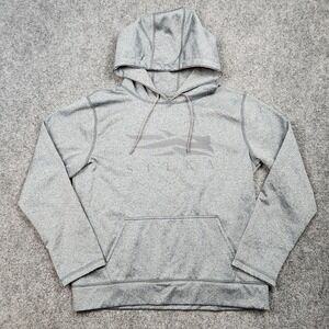 Sitka Icon Hoodie Mens Medium Gray Logo Pullover Sweatshirt Hunting Outdoor